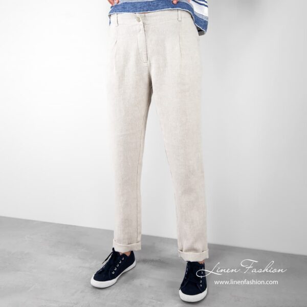 POKI Pantalon gris clair