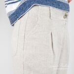 POKI Pantalon gris clair