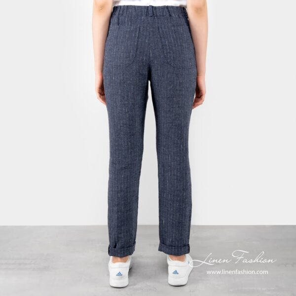 POKI Pantalon bleu à rayures – Image 5