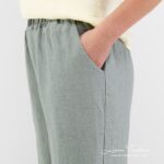 VERONA Pantalon vert gris