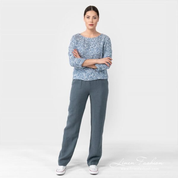 VERONA Pantalon gris bleuté – Image 3