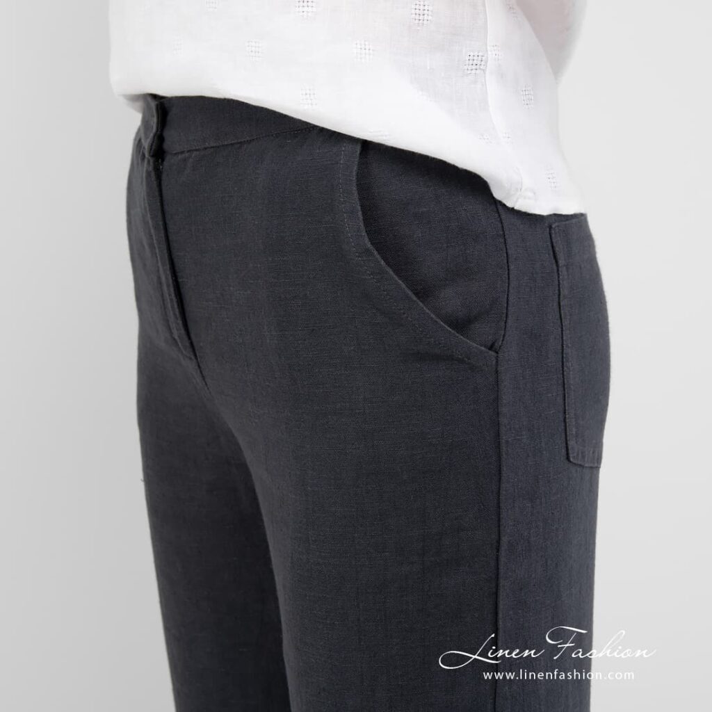 BIRMA Pantalon gris foncé 2 BIRMA Pantalon gris foncé – Image 2