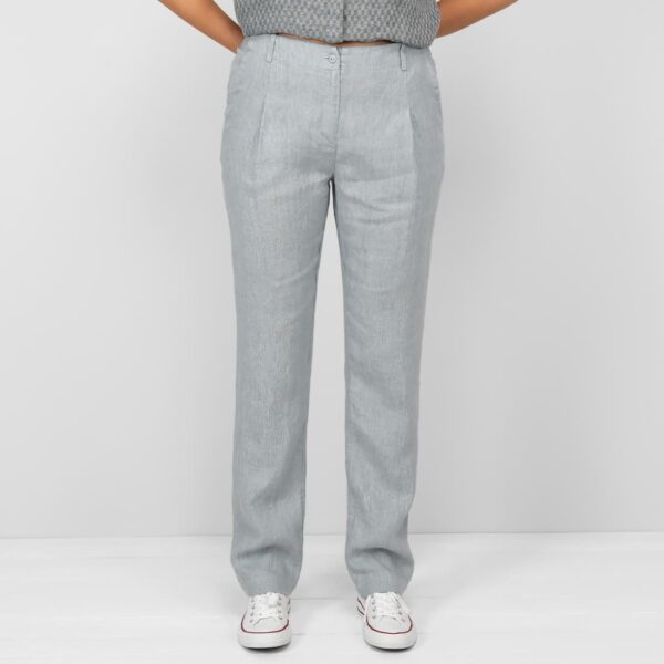 CALDI Pantalon gris clair