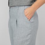 CALDI Pantalon gris clair