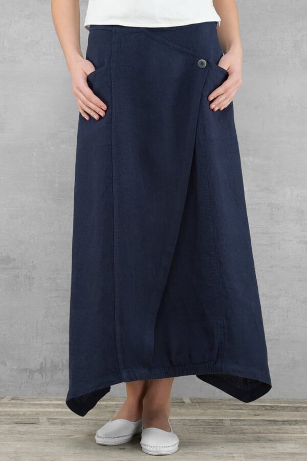 TRIGO Jupe bleue