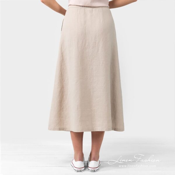 LUNGO Jupe beige – Image 5