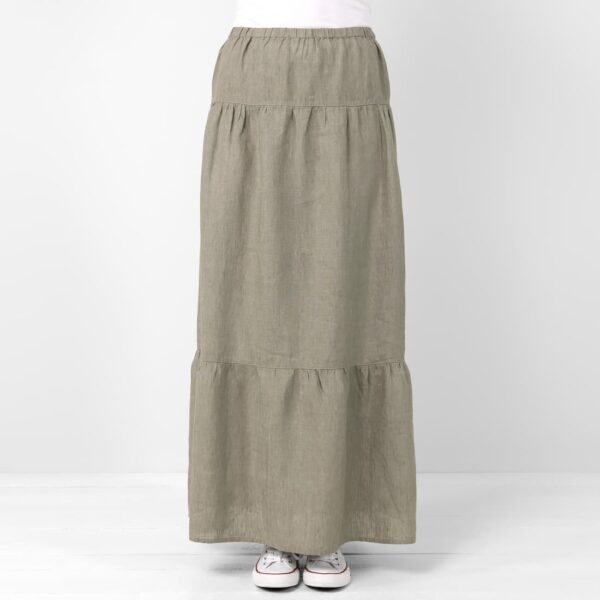 NELY Jupe gris vert