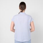 KRISTI Chemise gris-bleu