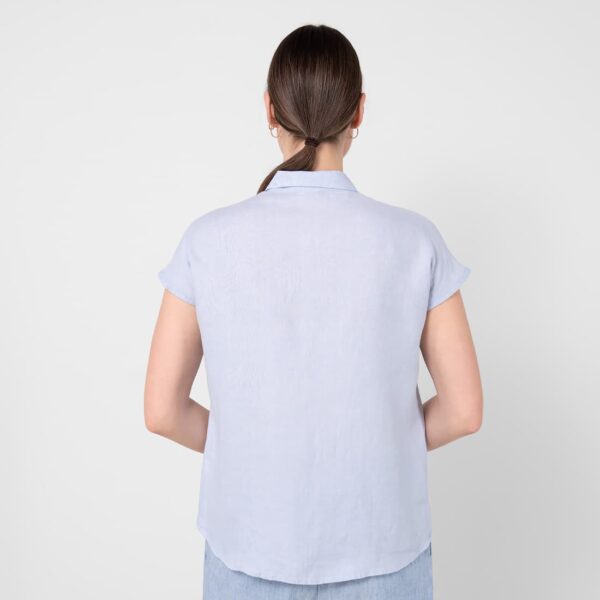 KRISTI Chemise gris-bleu – Image 6