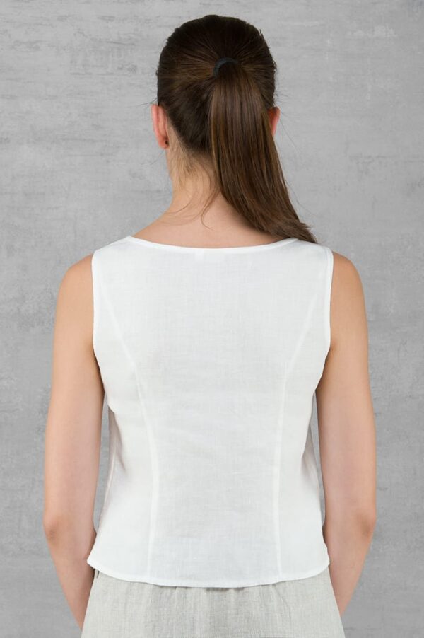 SOFIA Blouse blanc – Image 4