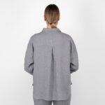 ODILE Chemise gris foncé