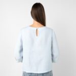 WANDA Blouse bleu clair