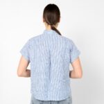 ORSI Chemise rayé bleu