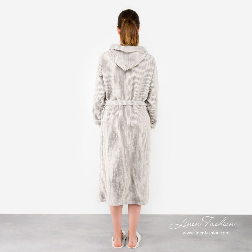 VERO Peignoir gris clair 5 VERO Peignoir gris clair – Image 5