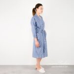 MARY Peignoir bleu