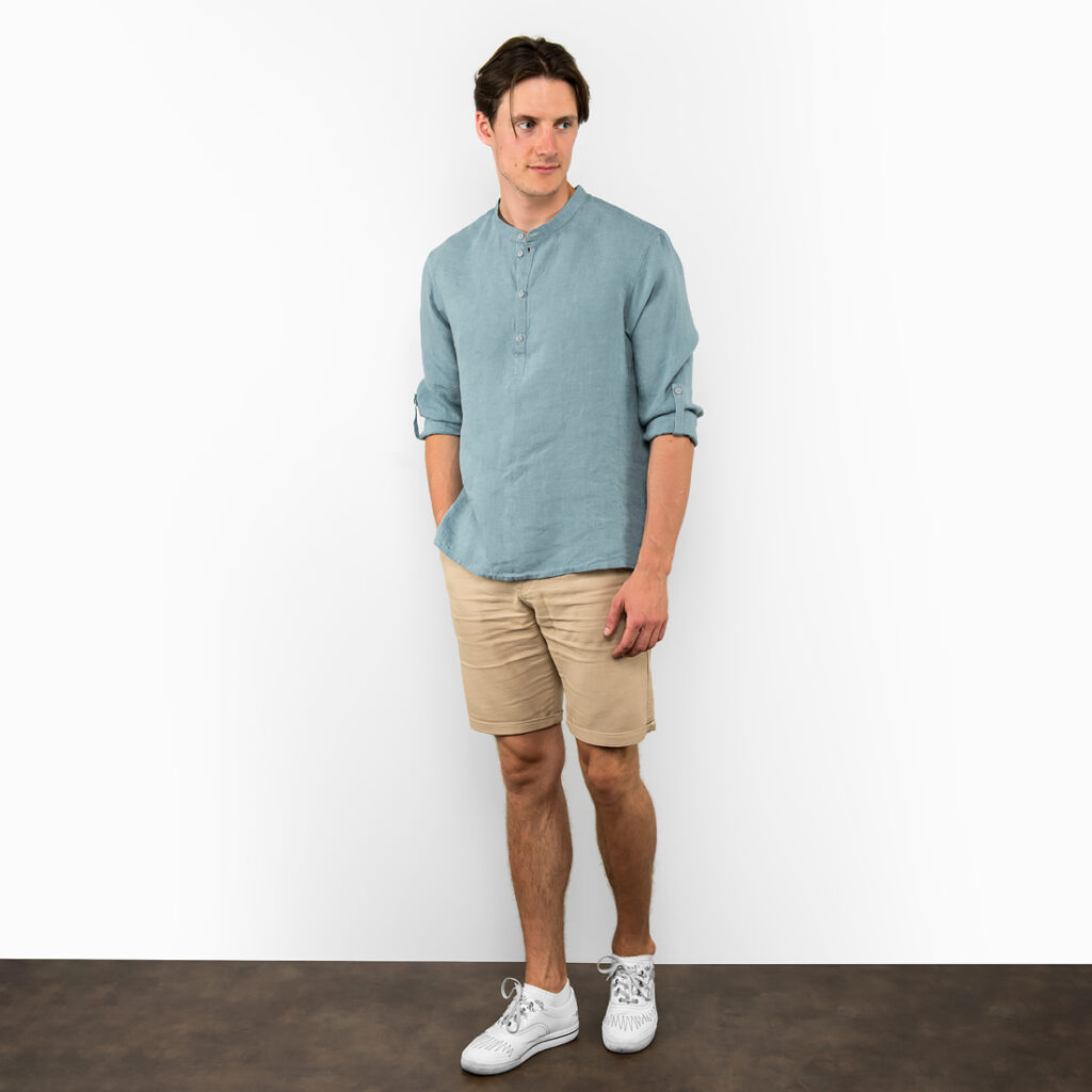 MARTIN Chemise bleu aqua 2 MARTIN Chemise bleu aqua – Image 2