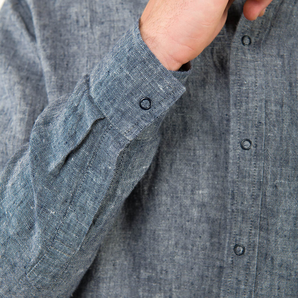LONGO Chemise bleu foncé 4 LONGO Chemise bleu foncé – Image 4
