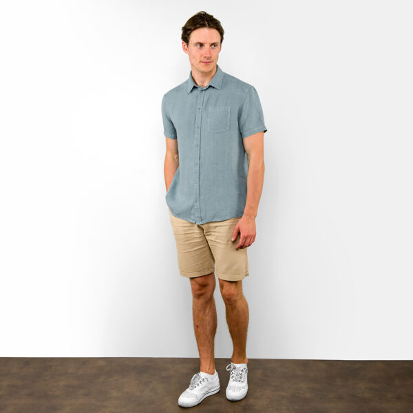 HARVY Chemise bleu aqua – Image 2