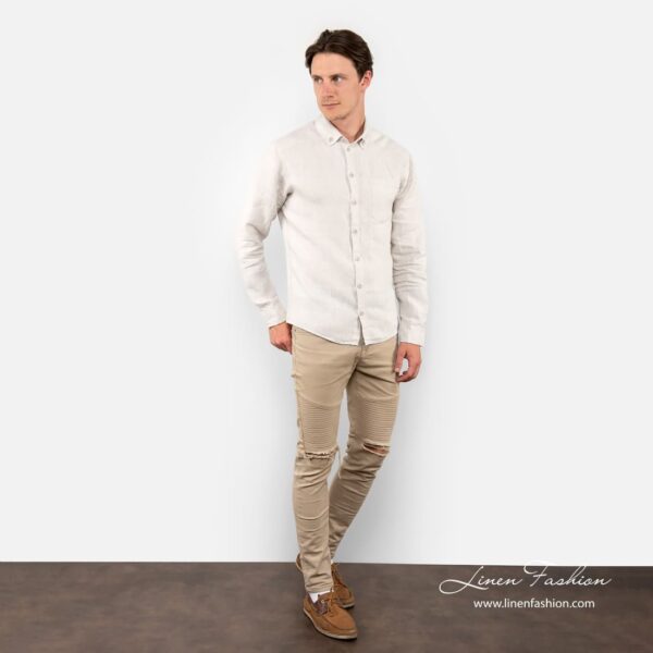SIR Chemise beige – Image 2