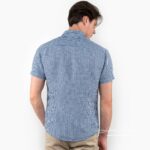 CORTO Chemise à carreaux bleus
