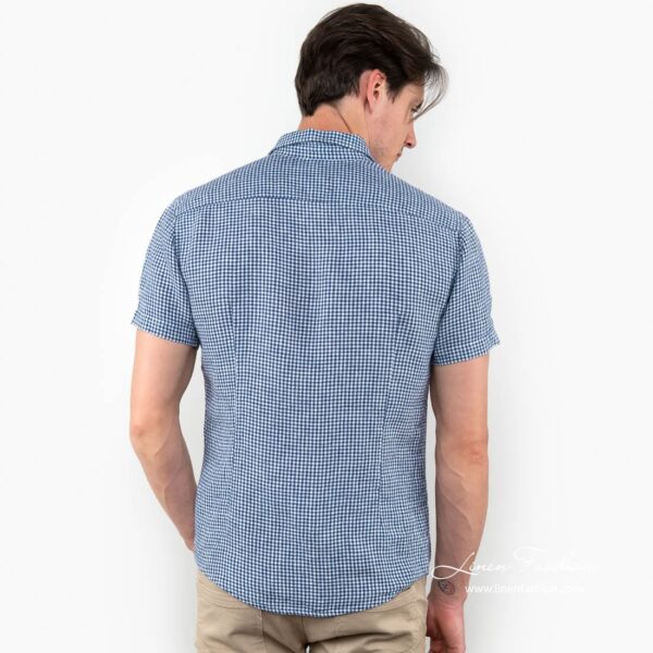 CORTO Chemise à carreaux bleus – Image 4