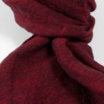 FINO Châle rouge foncé