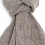 FINO Châle gris naturel