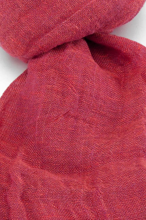 FINO Châle rouge framboise 2 FINO Châle rouge framboise – Image 2