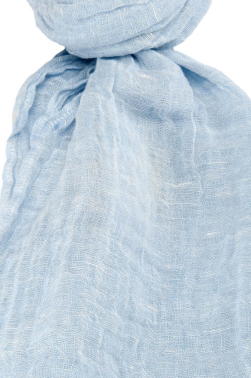 FINO Châle blanc-bleu 2 FINO Châle blanc-bleu – Image 2