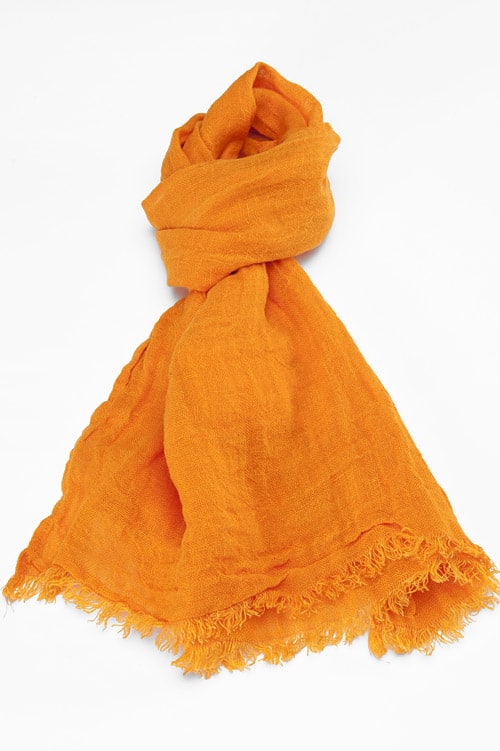 FINO Châle orange vif 1 FINO Châle orange vif
