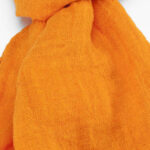 FINO Châle orange vif