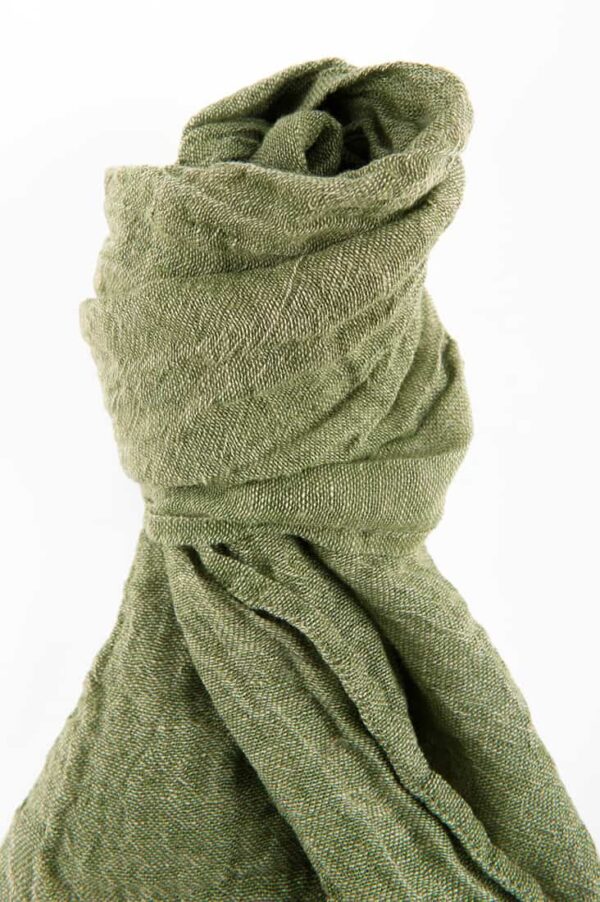 FINO Châle vert mousse – Image 2