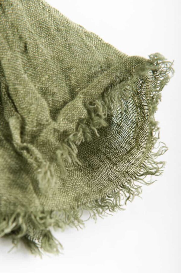 FINO Châle vert mousse – Image 3