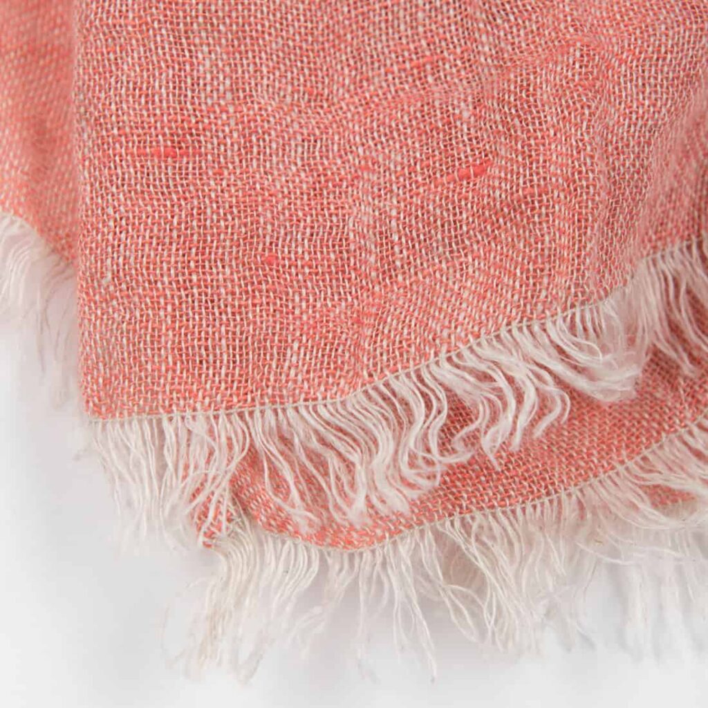 FINO Châle gris rose 2 FINO Châle gris rose – Image 2