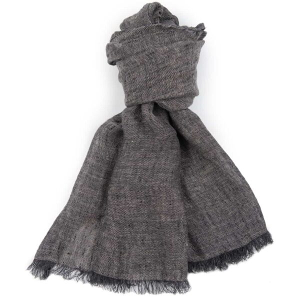 FINO Châle gris-noir