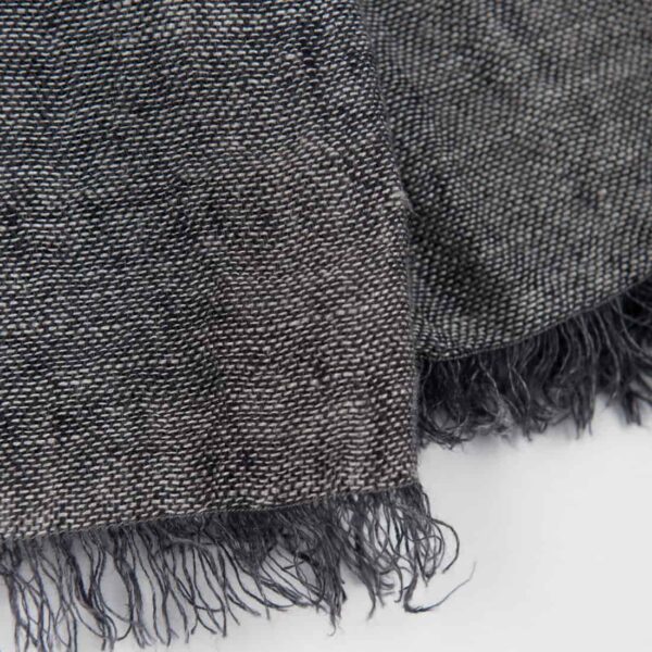 FINO Châle gris-noir – Image 2