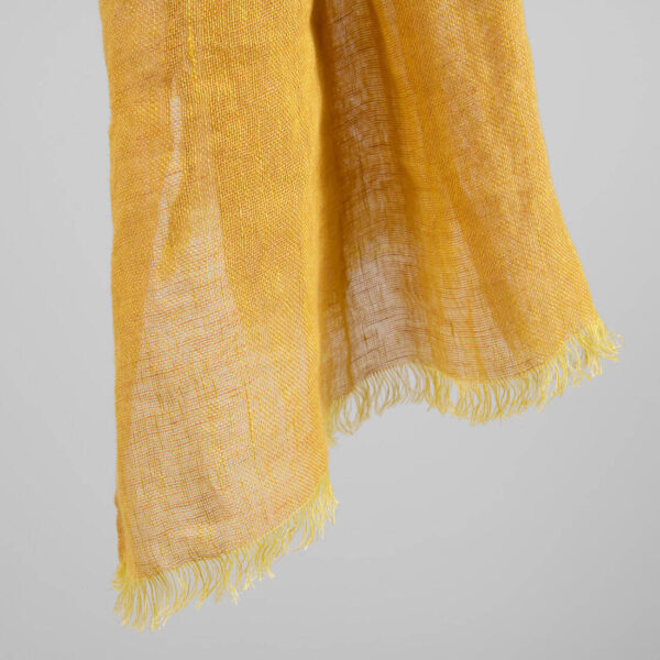 FINO Châle jaune brun – Image 3