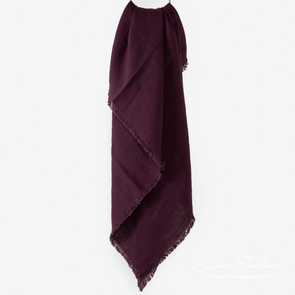 PUNTA Foulard rouge foncé 2 PUNTA Foulard rouge foncé – Image 2