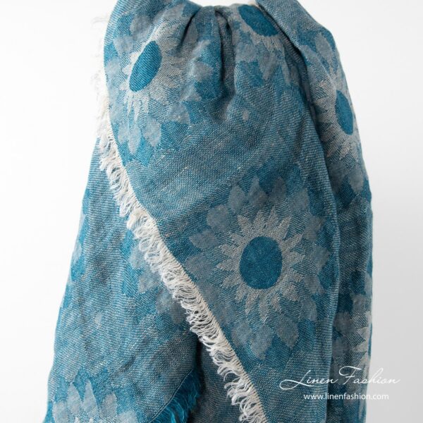 SUNA Foulard bleu