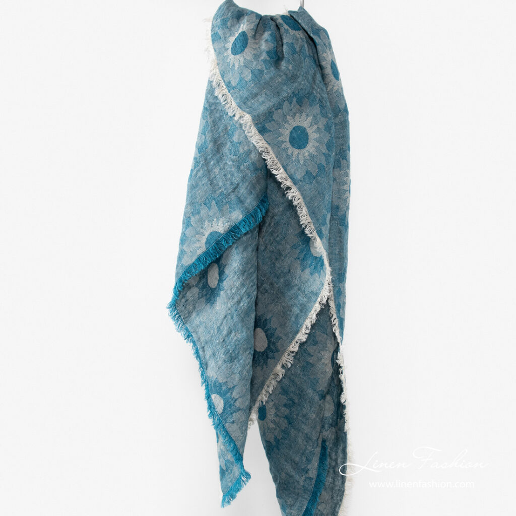 SUNA Foulard bleu 2 SUNA Foulard bleu – Image 2