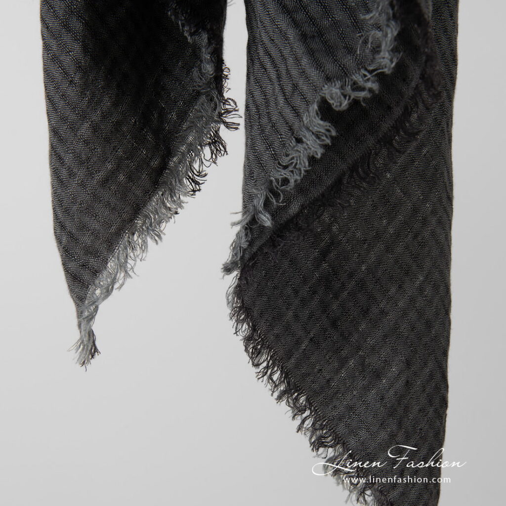 MARE Foulard gris foncé 3 MARE Foulard gris foncé – Image 3