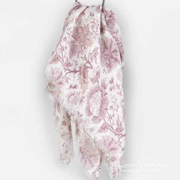 GARDENIA Foulard rose – Image 2