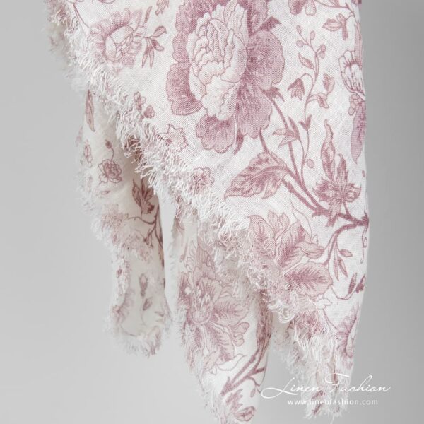 GARDENIA Foulard rose – Image 3