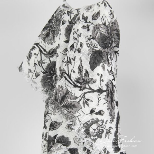 GARDENIA Foulard noir