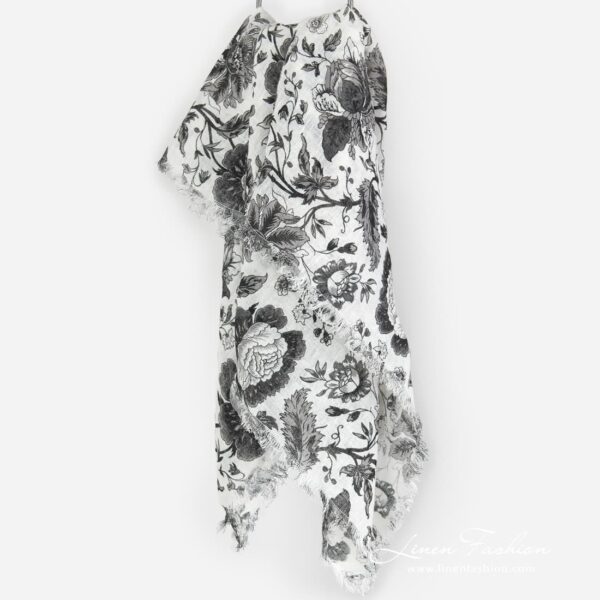 GARDENIA Foulard noir – Image 2