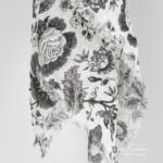 GARDENIA Foulard noir