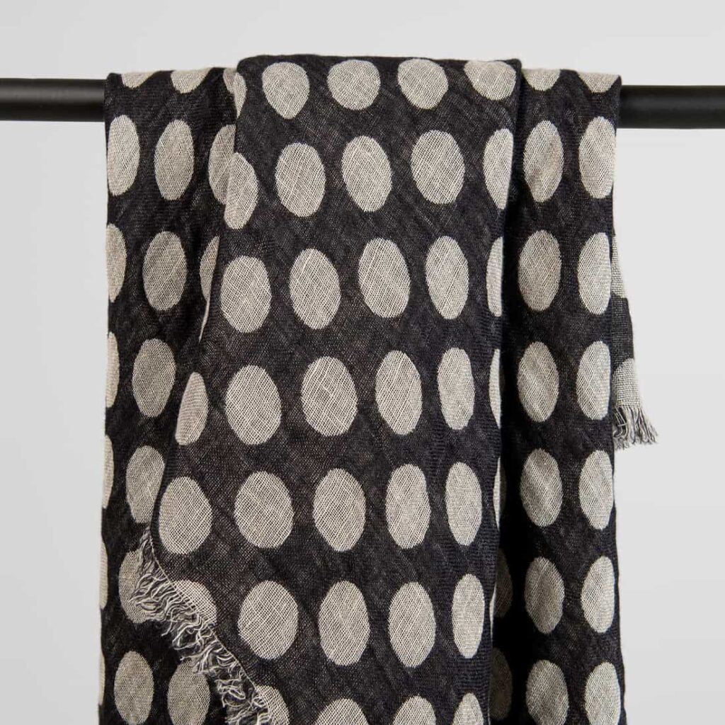 ZINA Foulard noir 2 ZINA Foulard noir – Image 2