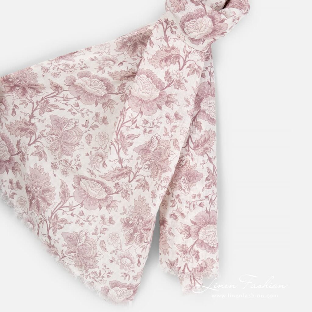 GARDENIA Châle vieux rose 3 GARDENIA Châle vieux rose – Image 3