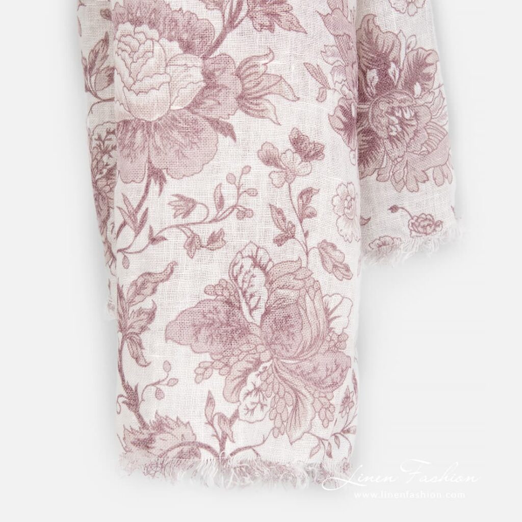 GARDENIA Châle vieux rose 4 GARDENIA Châle vieux rose – Image 4
