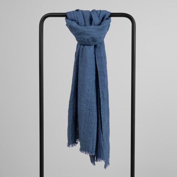 ULTRA Châle à motifs bleus